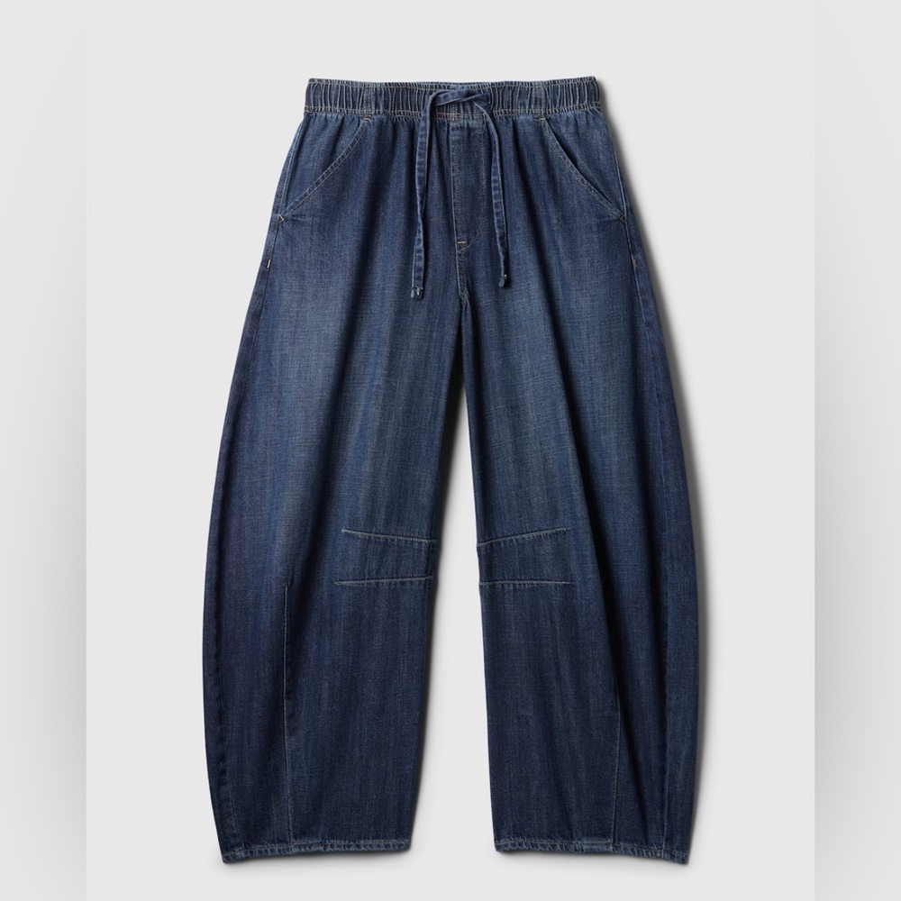 Barrel Drawstring Denim
